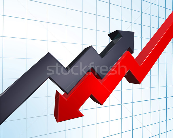 profit and loss illustration Stock photo © Krisdog