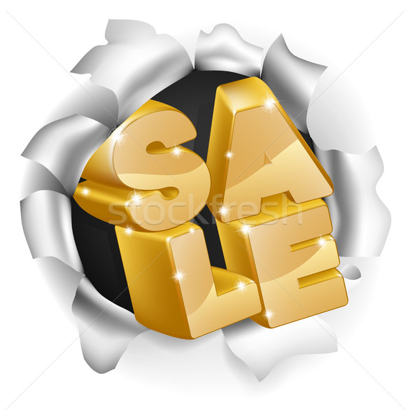 Sale Smash Concept Stock photo © Krisdog