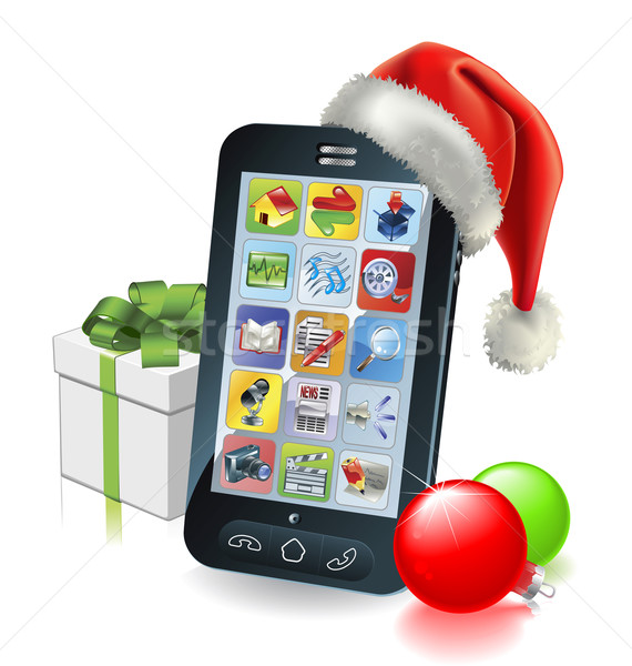 Christmas Mobile Phone Stock photo © Krisdog
