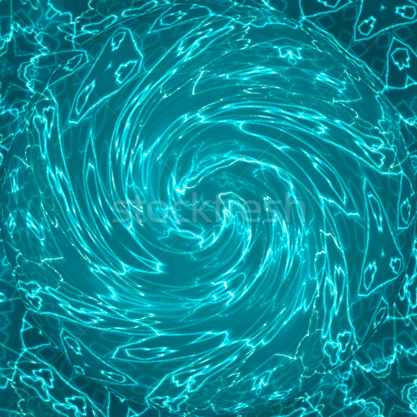 Молния Swirl аннотация компьютер воды музыку Сток-фото © Krisdog