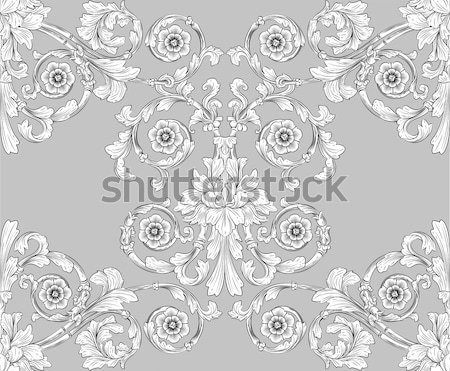 seamless tiling floral wallpaper pattern  Stock photo © Krisdog