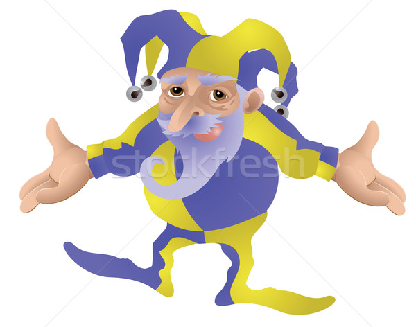 Funny Jester illustration Stock photo © Krisdog