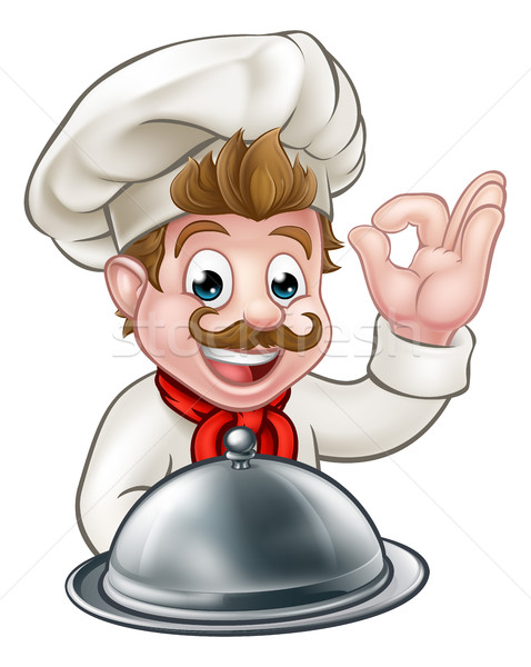 Chef Cartoon Character Stock photo © Krisdog