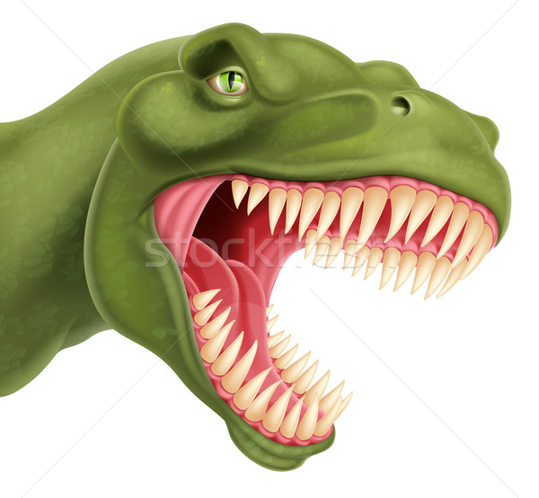 T Rex Dinosaur Head Stock photo © Krisdog