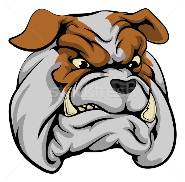Bulldog mascot character Stock photo © Krisdog