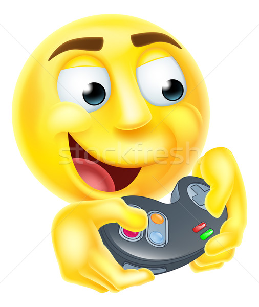 Gamer Emoji Emoticon Stock photo © Krisdog