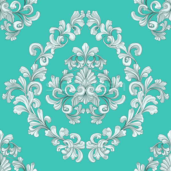 seamless tiling floral wallpaper pattern  Stock photo © Krisdog
