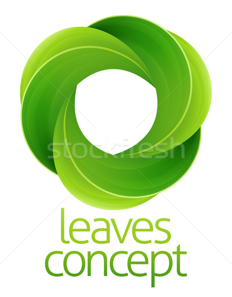 Circle Leaves Concept Stock photo © Krisdog