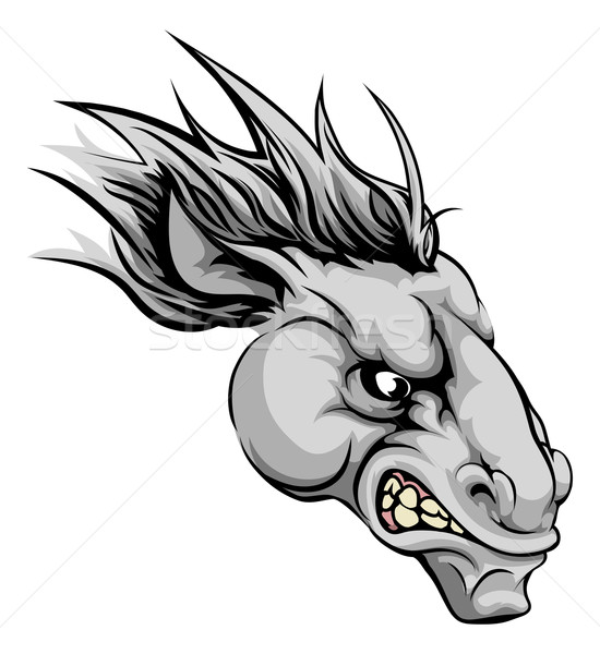 Horse mascot character Stock photo © Krisdog