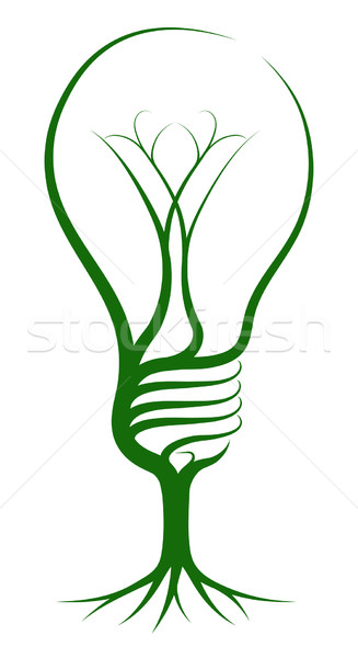 Lightbulb tree concept Stock photo © Krisdog