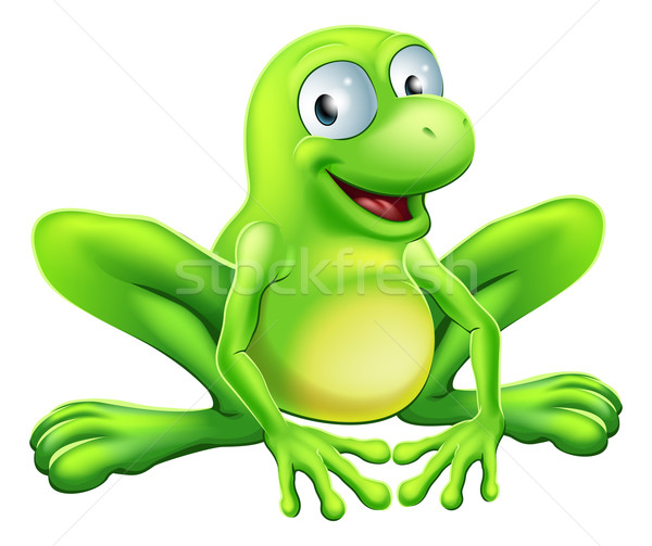 Frog mascot Stock photo © Krisdog