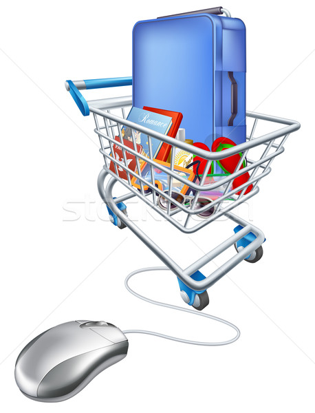 Internet shopping for vacation concept Stock photo © Krisdog