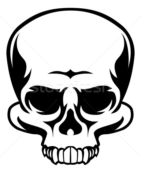 Skull Icon Stock photo © Krisdog