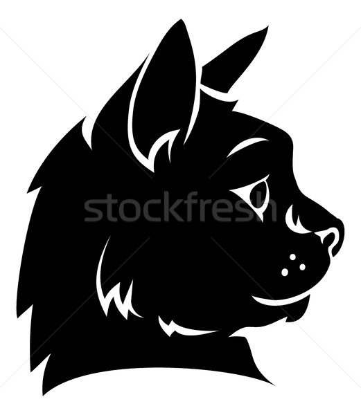 ícone De Gato Fofo Vetor De Gatinho Perfil De Rosto De Vetor Vetor PNG ,  Vetor, Enfrentar, Perfil Imagem PNG e Vetor Para Download Gratuito