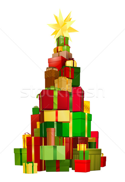 Christmas tree gifts Stock photo © Krisdog