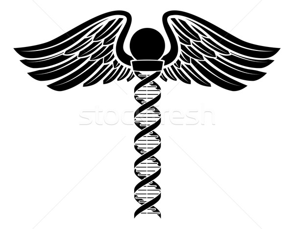 Caduceus DNA Concept Stock photo © Krisdog