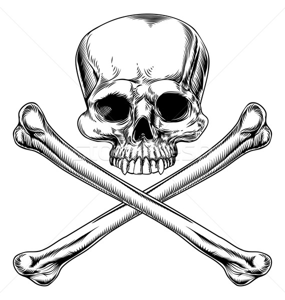 Stock photo: Skull and crossbones