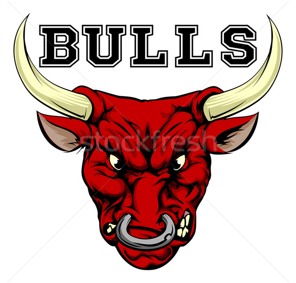 Bulls Sports Mascot Stock photo © Krisdog