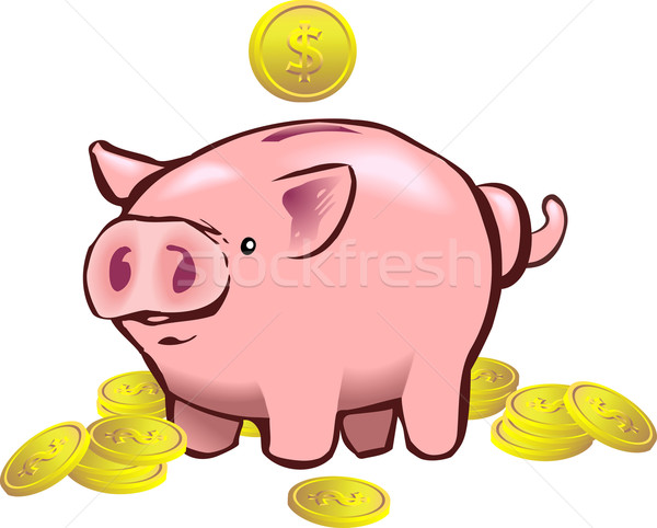 piggy bank moneybox Stock photo © Krisdog