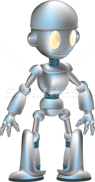 Cute robot character Stock photo © Krisdog