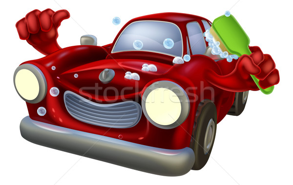 Cartoon car wash Stock photo © Krisdog