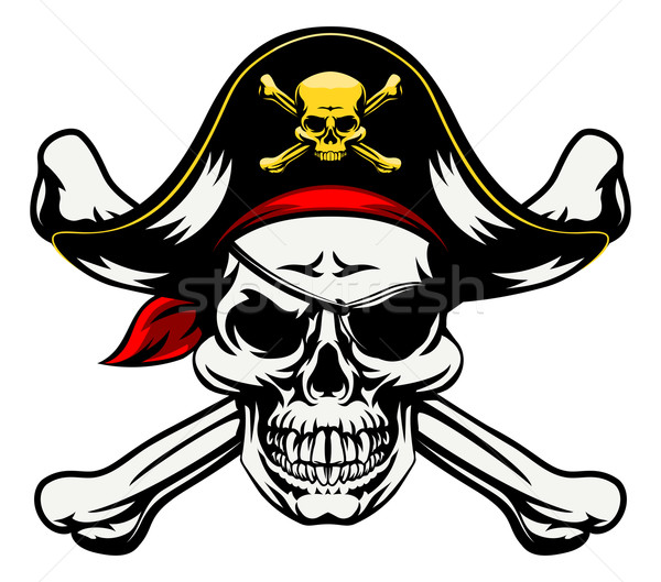 Skull and Crossbones Pirate Stock photo © Krisdog