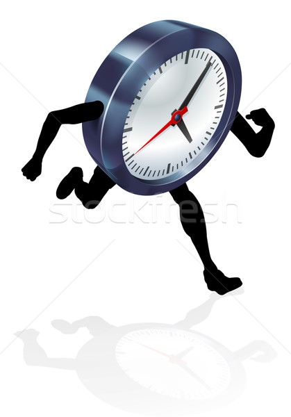 Stock photo: Running Clock Concept