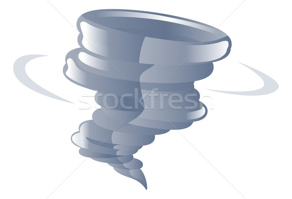 Weather icon clipart tornado cyclone illustration Stock photo © Krisdog