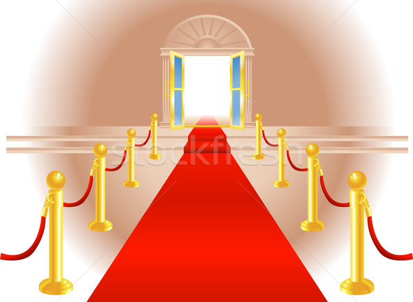 Red Carpet Entrance Stock photo © Krisdog