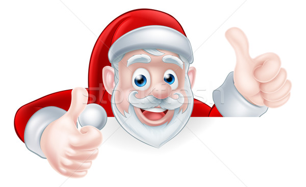 Thumbs Up Santa Stock photo © Krisdog
