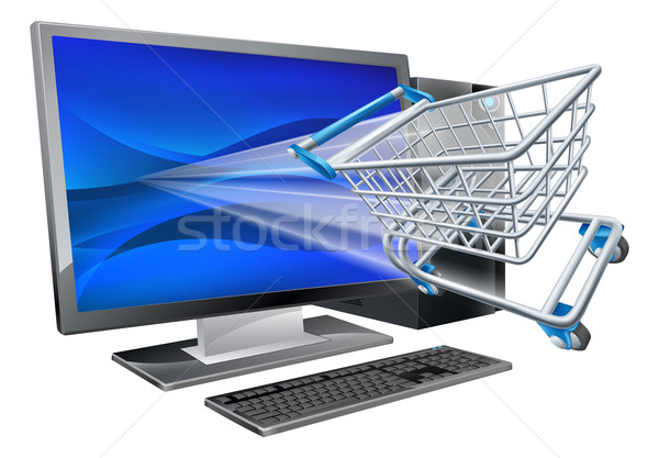 Computer shopping concept Stock photo © Krisdog