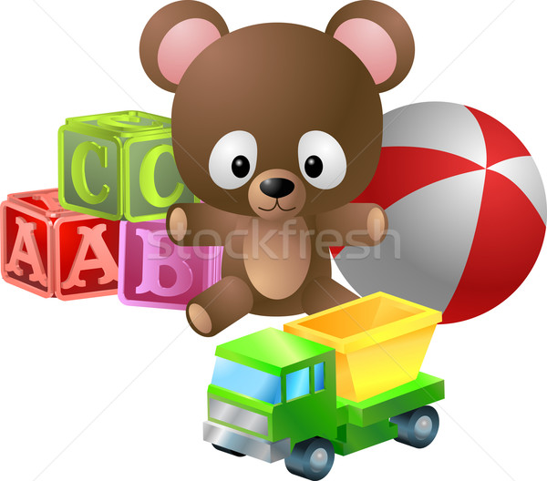 toys illustration Stock photo © Krisdog