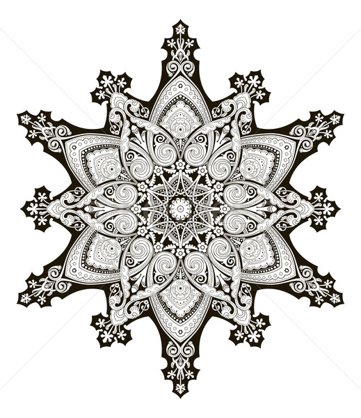 Stock photo: Arabic floral pattern motif