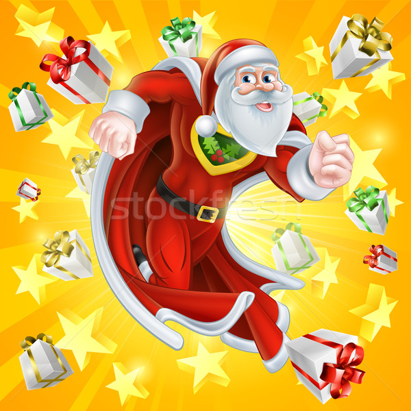 Santa Claus the Christmas Hero Stock photo © Krisdog