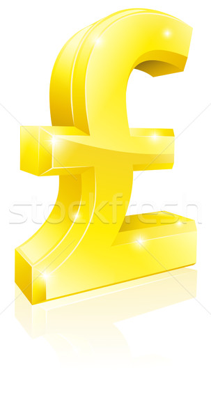 Stock photo: Pound Sterling currency sign