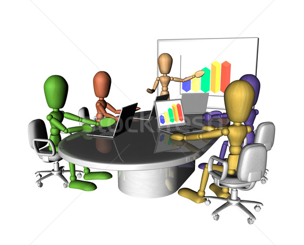 Business people meeting presentation Stock photo © Krisdog