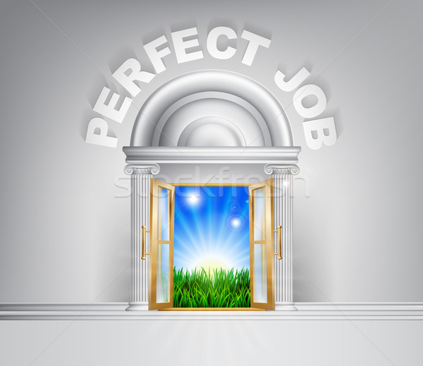 Door to the Perfect Job  Stock photo © Krisdog