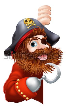 商业照片: 海盗 · 面对 · 插图 · 快乐 · 微笑 ·眼