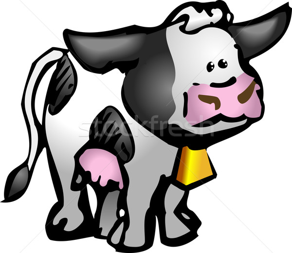 cow illustration Stock photo © Krisdog