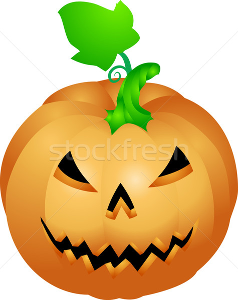 halloween pumpkin illustration Stock photo © Krisdog