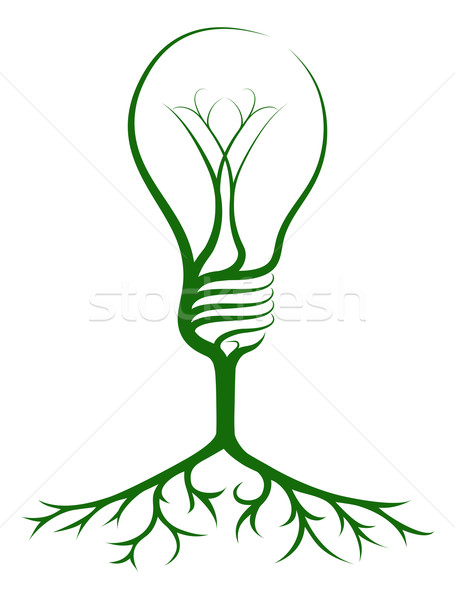 Idea light bulb tree Stock photo © Krisdog