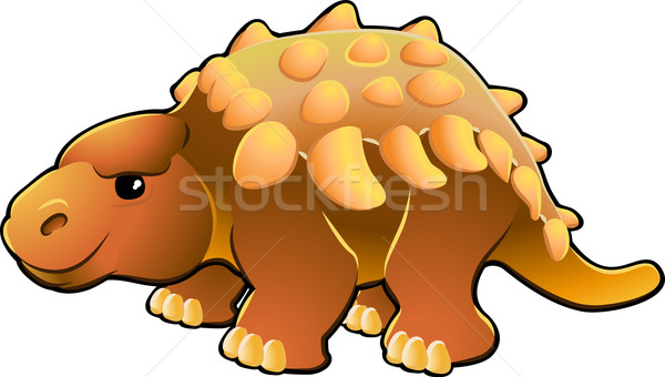 Stock photo: Cute Friendly Dinosaur