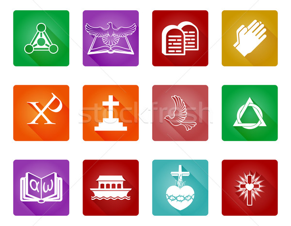 Christian Icon Symbols Stock photo © Krisdog