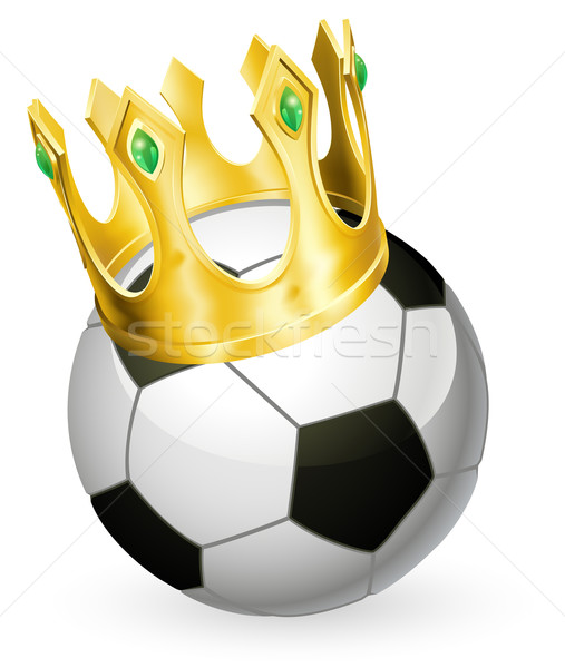King of football soccer Stock photo © Krisdog