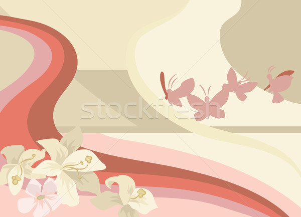 butterflys illustration Stock photo © Krisdog
