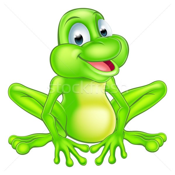 Cartoon cute frog Stock photo © Krisdog