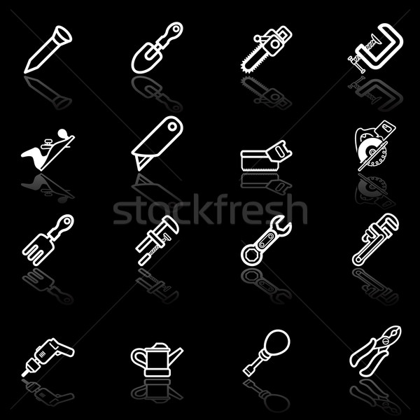 Tool icon set Stock photo © Krisdog