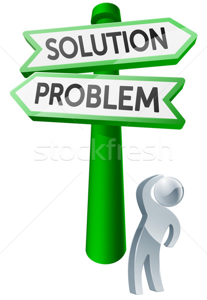 Problem or solution concept Stock photo © Krisdog