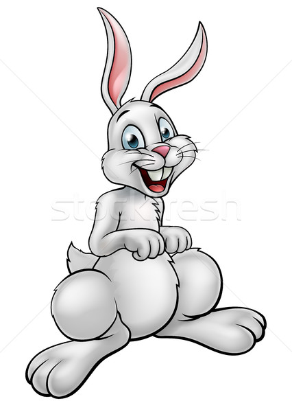 Stock photo: Cartoon Rabbit or Easter Bunny