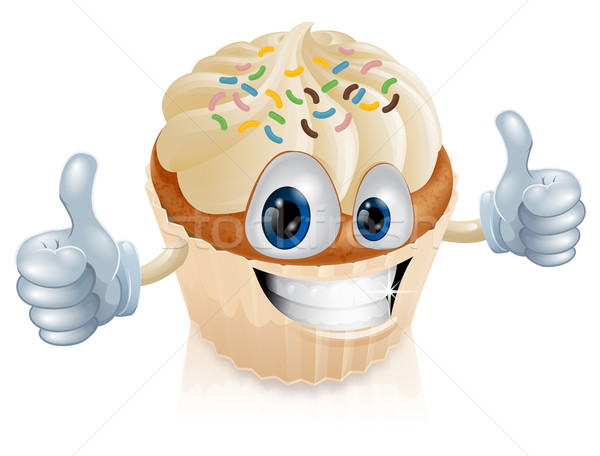 Fairy cake character illustration Stock photo © Krisdog